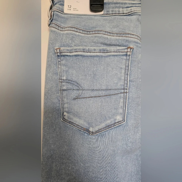 AE Next Level Stretch Hi Rise Jegging Sz 12 Short - Picture 3 of 13